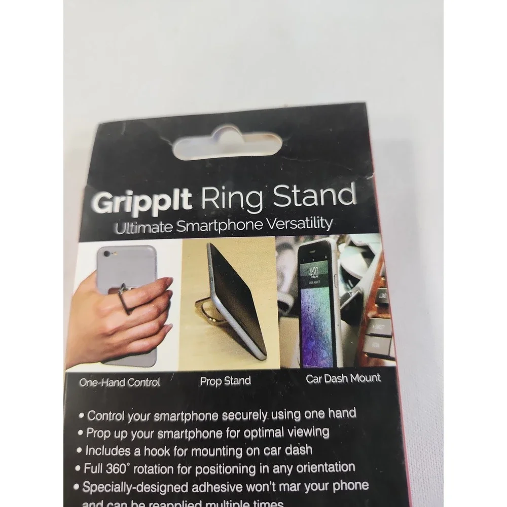 PCT Brand Gripp It Ring Stand Smartphone Car Dash Mount Prop Stand